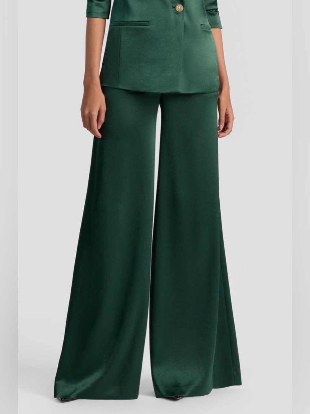 Alice + Olivia Nessi Wide-Leg Trousers. Top available for sale in size 10 & 12. - Picture 9 of 14